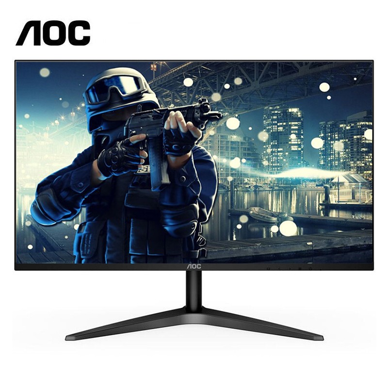 AOC显示器 27B1H 27英寸电脑屏幕 HDMI全高清IPS广视角 窄边框 低蓝光不闪屏 显示器